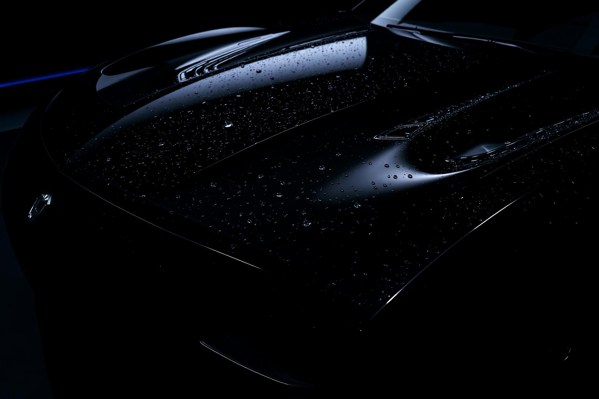 Freshly detailed luxury vehicle with mirror finish